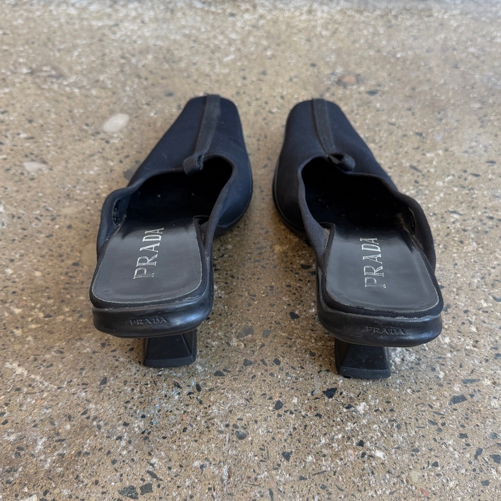 prada f/w 1999 black mules - Picture 2 of 7